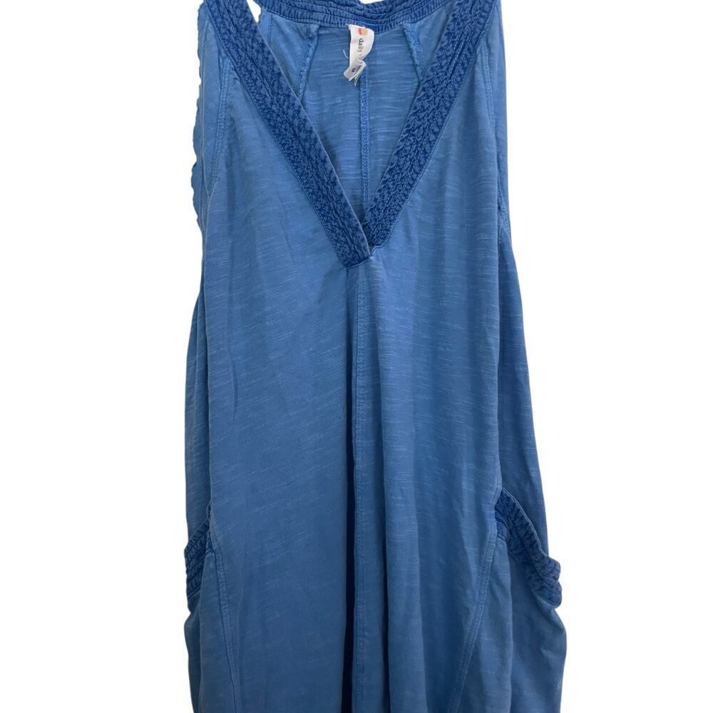 Daily Practice by Anthropologie The Carlie V-Neck Sapphire Mini Dress Size XS - Picture 7 of 12